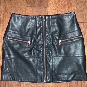 Leather skirt